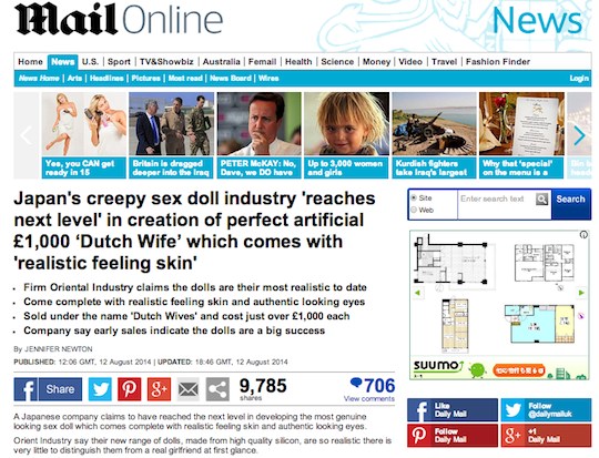 daily mail orient industry sex dolls