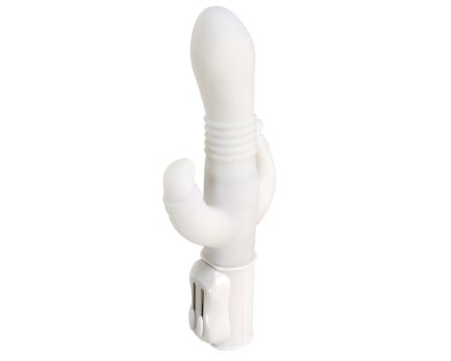 New White Big Dick Triple Slim Vibrator