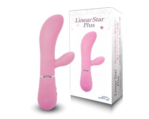 Linear Star Plus Vibrator Pink