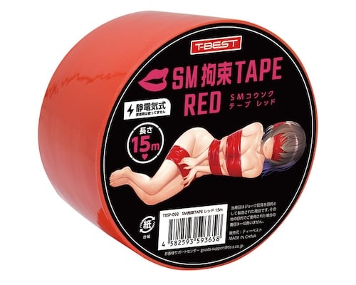 BDSM Restraint Tape Red