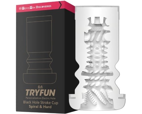 Tryfun Black Hole Stroke Cup Inner Cup Spiral and Hard