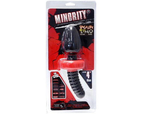 Minority Extra Thick Anal Vibrating Plug Black