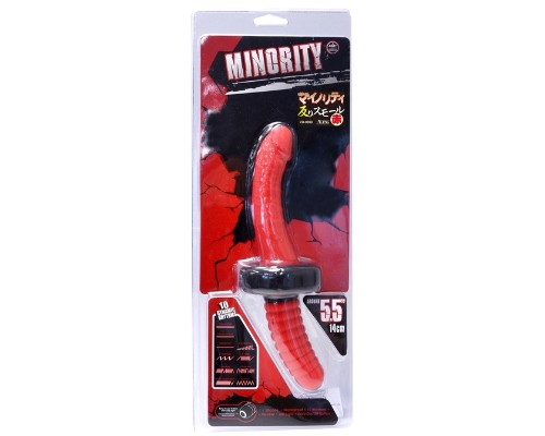 Minority Curved Small Vibrating Plug Red