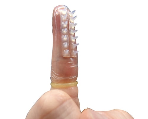 Finger Skin DX G-5 Spiked Finger Condoms