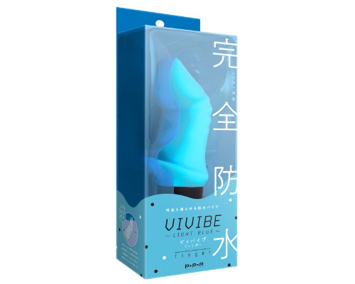 Vivibe Finger Waterproof Vibrator Light Blue