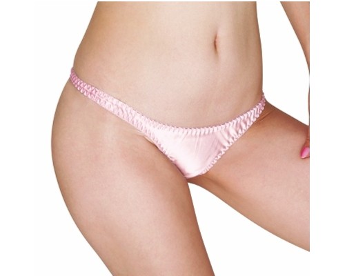 Glossy Thong XL Pink