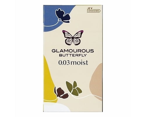 Glamorous Butterfly 0.03 Moist Condoms