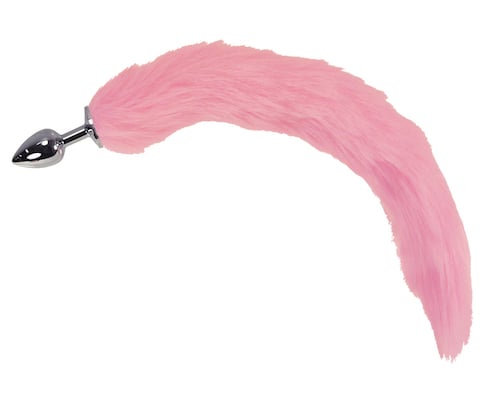 Furry Tail Butt Plug Pink