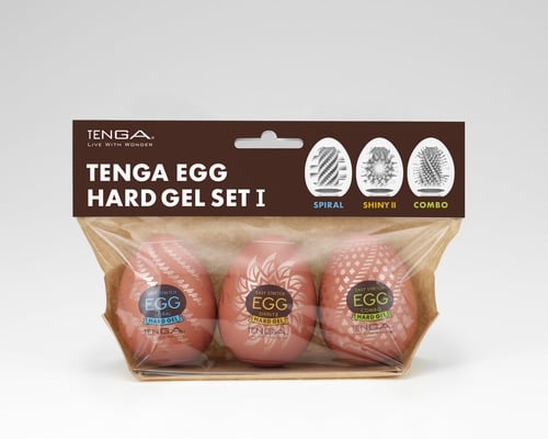 Tenga Egg Hard Gel Set I (Three-Pack)