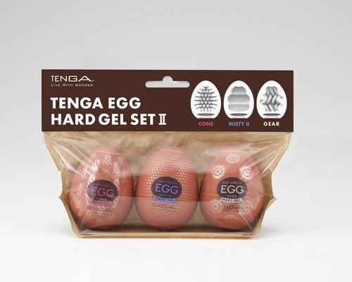 Tenga Egg Hard Gel Set II (Three-Pack)