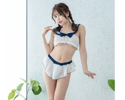Sheer and Sexy Sailor School Uniform