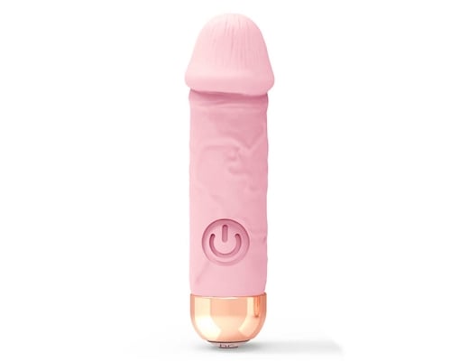 Chibi Chin Small Vibrating Penis Dildo Pink