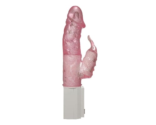 Infinite Pleasure Cycle Super Girth Cock Glitter Pink Vibrator