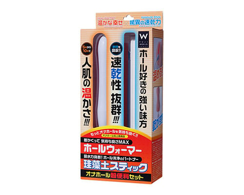 Onahole Warmer and Diatomaceous Earth Stick Set