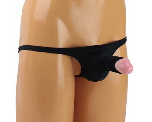 Two-way Stretchy Elephant Thong with V-back