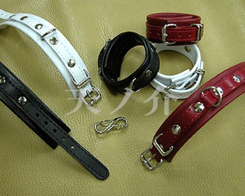 BDSM Leather Instant Handcuffs Soft