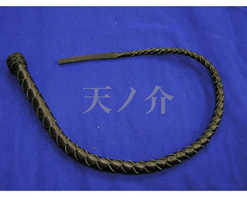 Braided Leather Short Whip