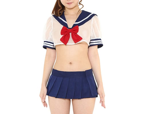 See-Through School Uniform Classic Sailor Suit