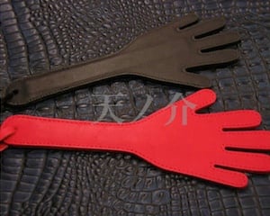 Hand Made Leather Hand Spanking Paddle