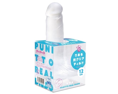 New Punitto Real Dildo Clear 12 cm