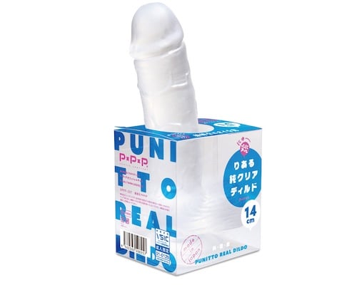 New Punitto Real Dildo Clear 14 cm