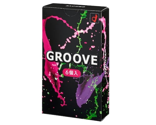 Okamoto Groove Double-Lubricated Condoms (Pack of 6)