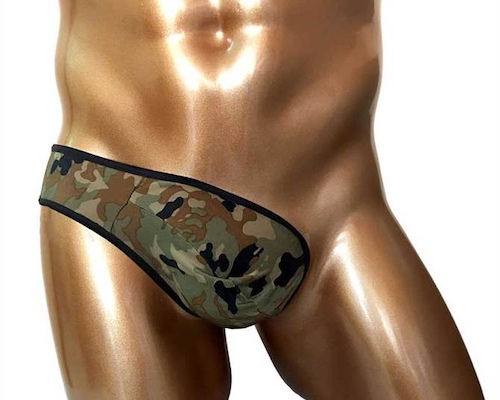 Bad Daddy Half-Bikini Camouflage Underwear for Men