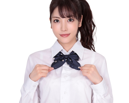 Cute Schoolgirl Ribbon Bow Navy Floral