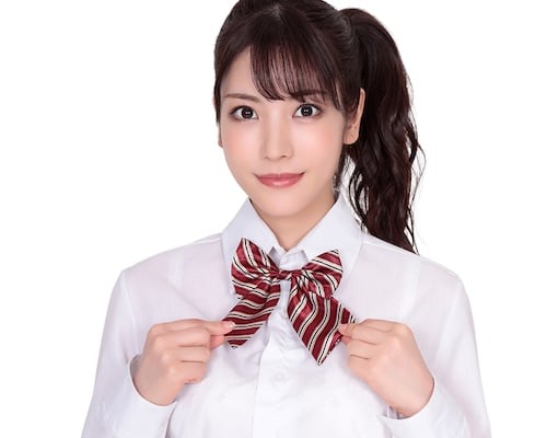 Cute Schoolgirl Ribbon Bow Dark Red Regimental Stripes