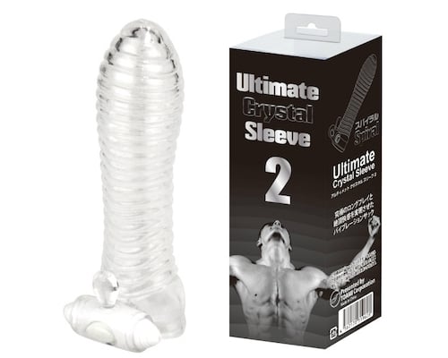 Ultimate Crystal Sleeve 2 Vibrating Penis Sleeve