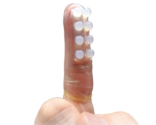 Finger Skin DX G-4 Dotted Finger Condoms