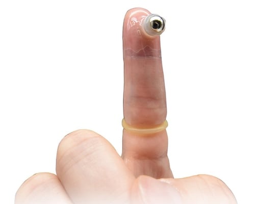 Finger Skin DX G-6 Metal Ball Finger Condoms