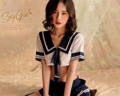 Sexy Sailor Schoolgirl Uniform
