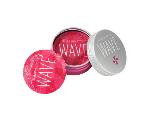 Rubbers Style Condoms Wave (Pack of 5)