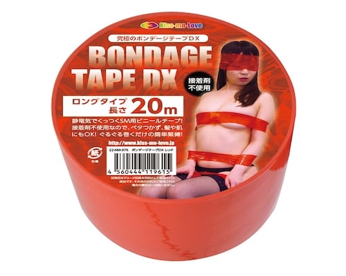 Non-Adhesive Bondage Tape DX Red