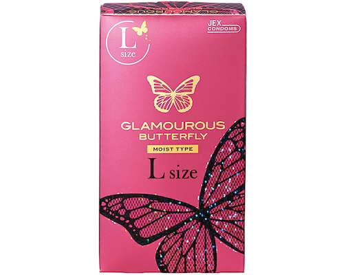 Glamorous Butterfly Moist L Condoms