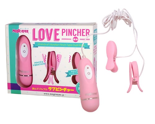 Love Pincher Clip-On Nipple Vibrators