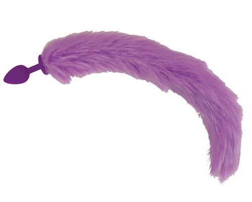 Furry Tail Butt Plug Purple