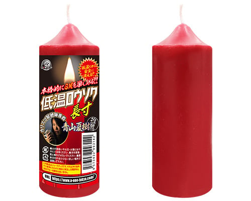 Red Low Temperature Wax Play Candle Long