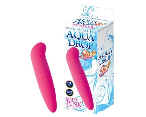 Aqua Drop Stick Vibrator Pink