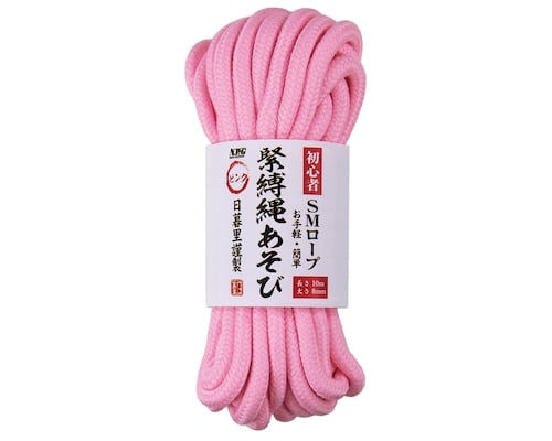 Shibari for Beginners Bondage Rope Pink 10 m (32.8 ft)