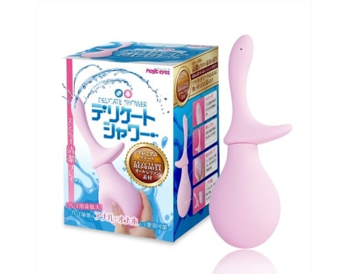 All-Silicone Delicate Shower Anal and Masturbator Cleaner