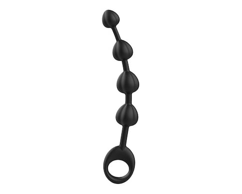 Colorful Anal Beads Black