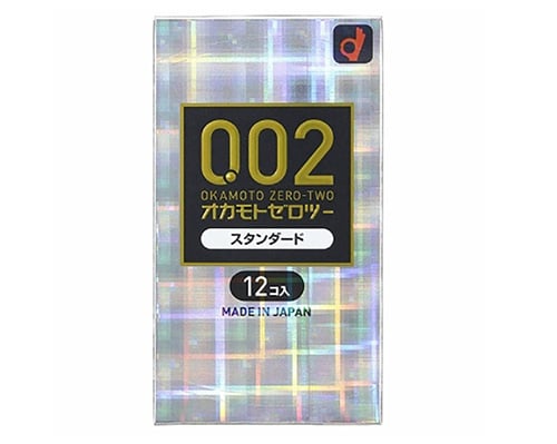Okamoto Zero Zero Two 0.02 Excellent Standard Condoms (12 Pack)