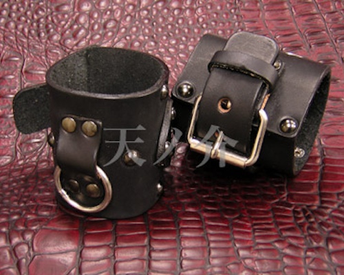 BDSM Leather Wrist Restraints