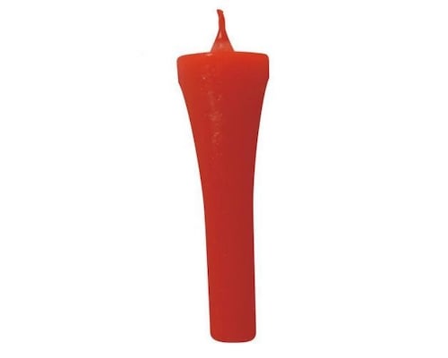 Intense Vermilion Candle for Wax Play