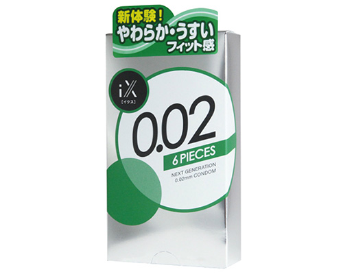 iX 0.02 mm Condoms (6 Pack)