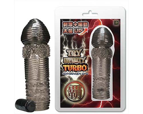 Try Infinity Turbo Conquest Vibrating Cock Sleeve