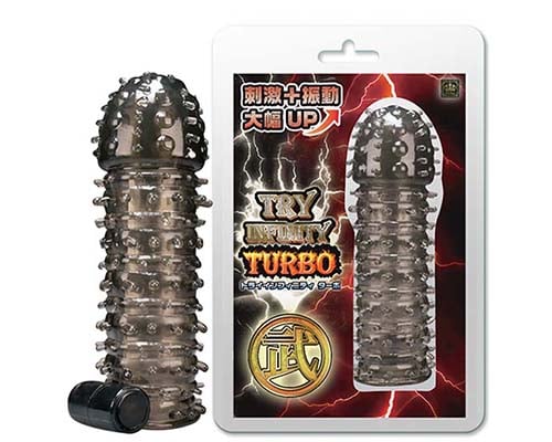 Try Infinity Turbo Warrior Vibrating Cock Sleeve