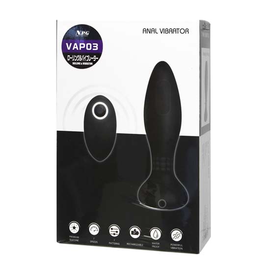 VAP03 Rolling Anal Vibrator